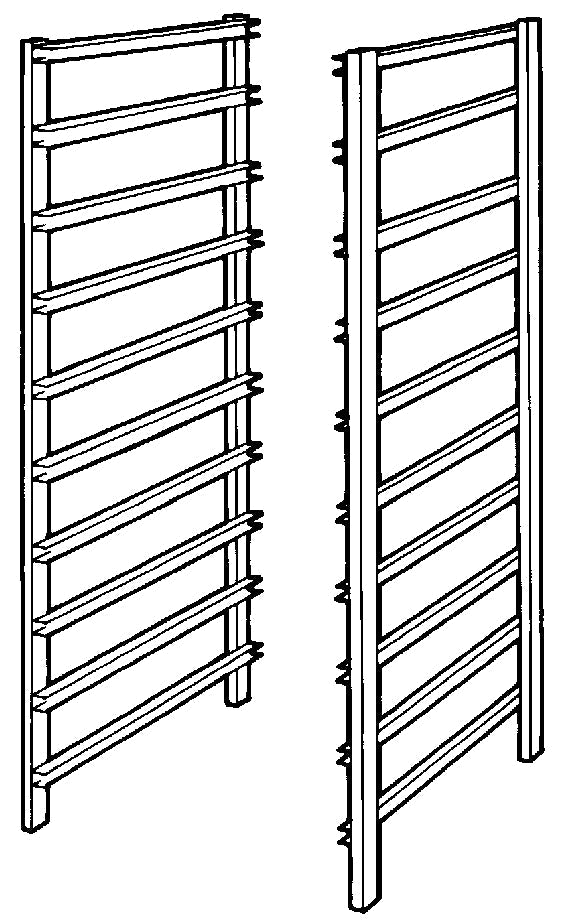 Frame 10-loper mini per paar wit - Classic by Elfa