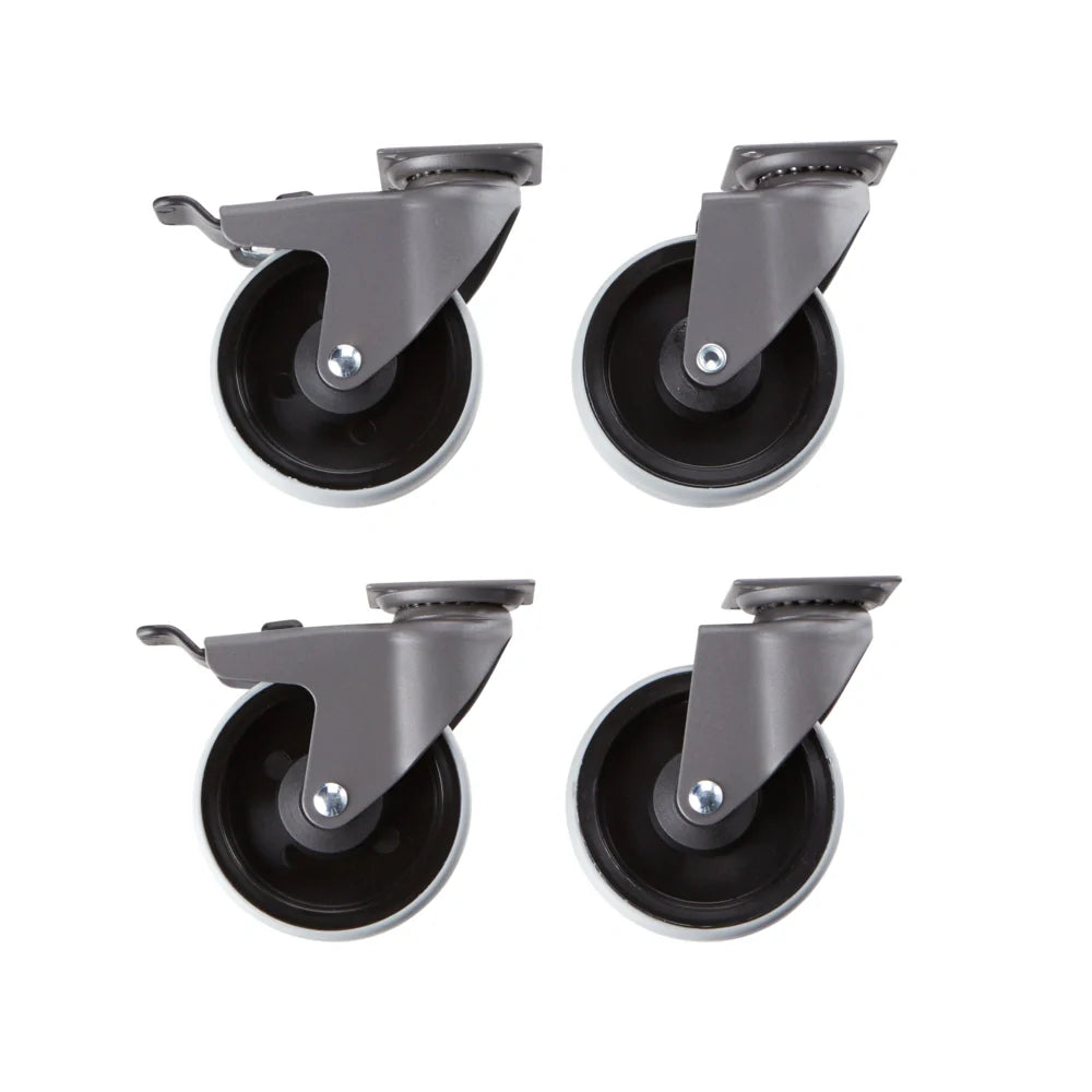 Zwenkwielen voor onderkast set van 4 grijs - Garage+ by Elfa