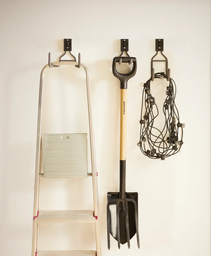 Grote haken set matgrijs - Garage+ by Elfa
