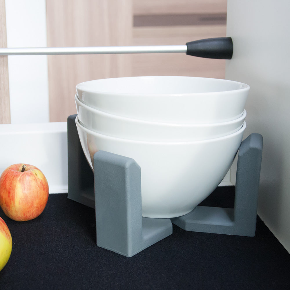 en pannenhouder camper en caravan Purvario