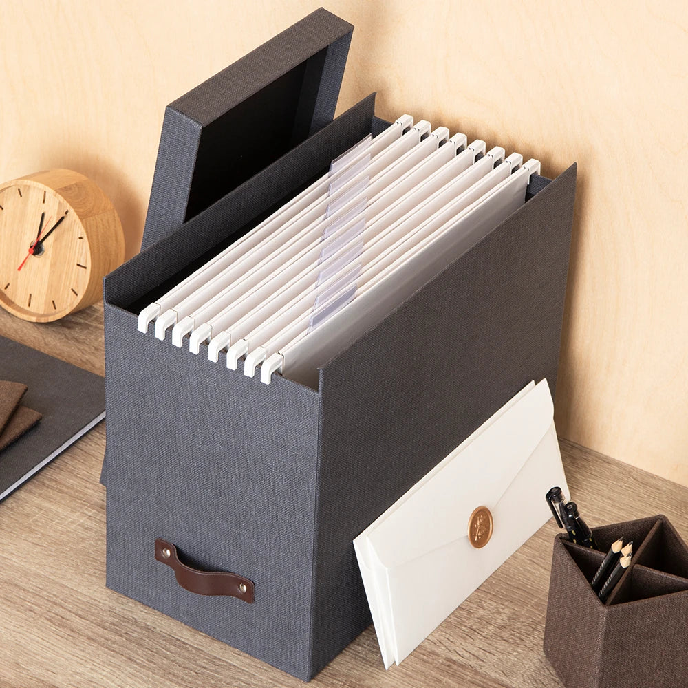 Documentenbox A4 incl. 8 hangmappen Bigso Box of Sweden