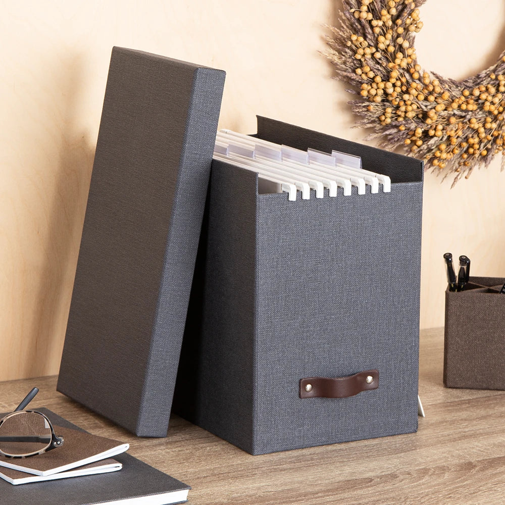 Documentenbox A4 incl. 8 hangmappen Bigso Box of Sweden