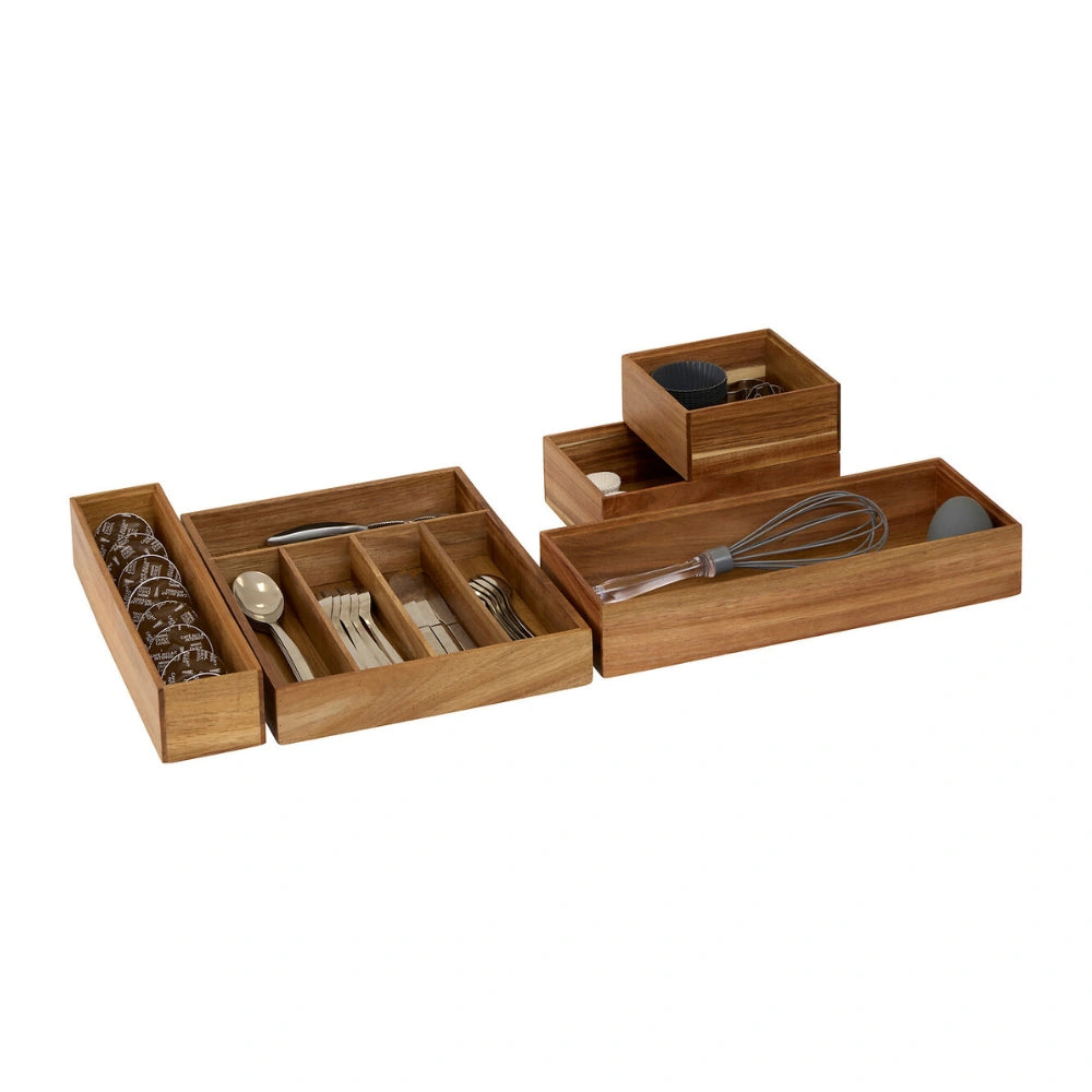 Ladebakjes Acacia hout 7 cm hoog Five®