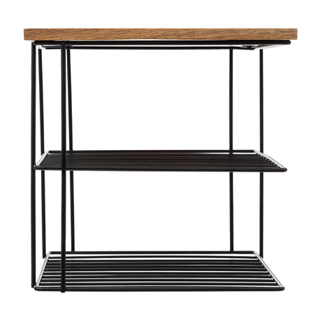 acacia-houten-keukenkast-rekje