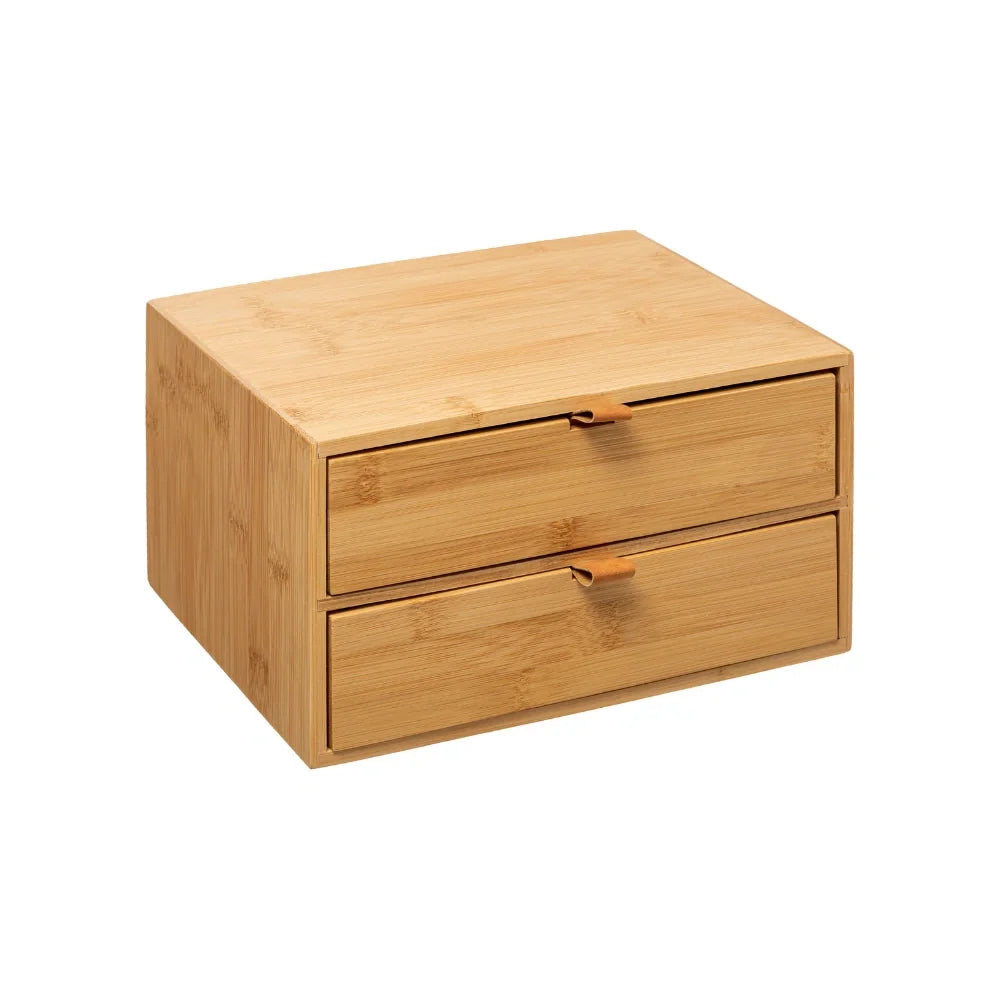 Bamboe bakje met 2 lades Five®