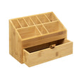 bamboe make-up organizer