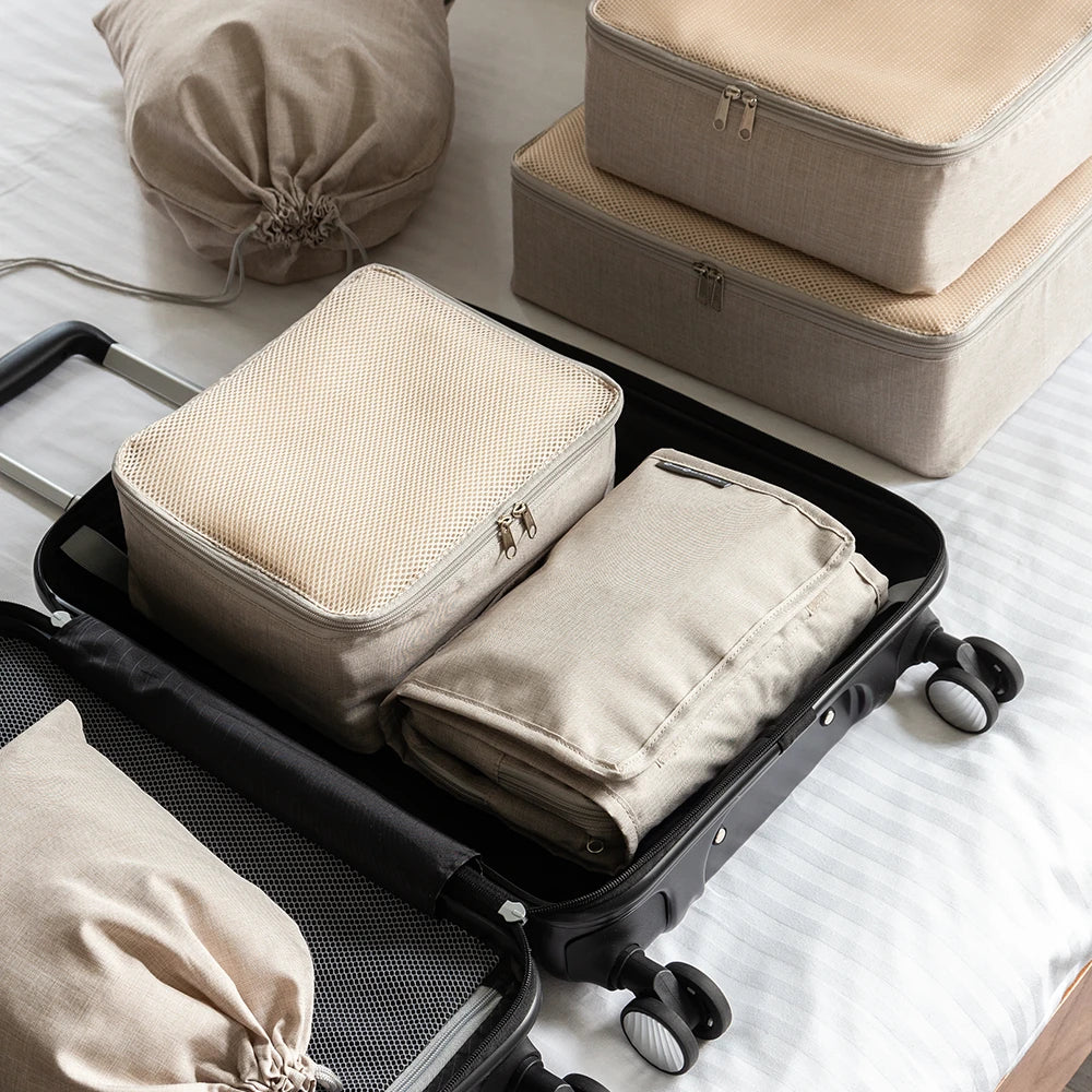 Premium packing cubes 6-delig Bigso Box of Sweden