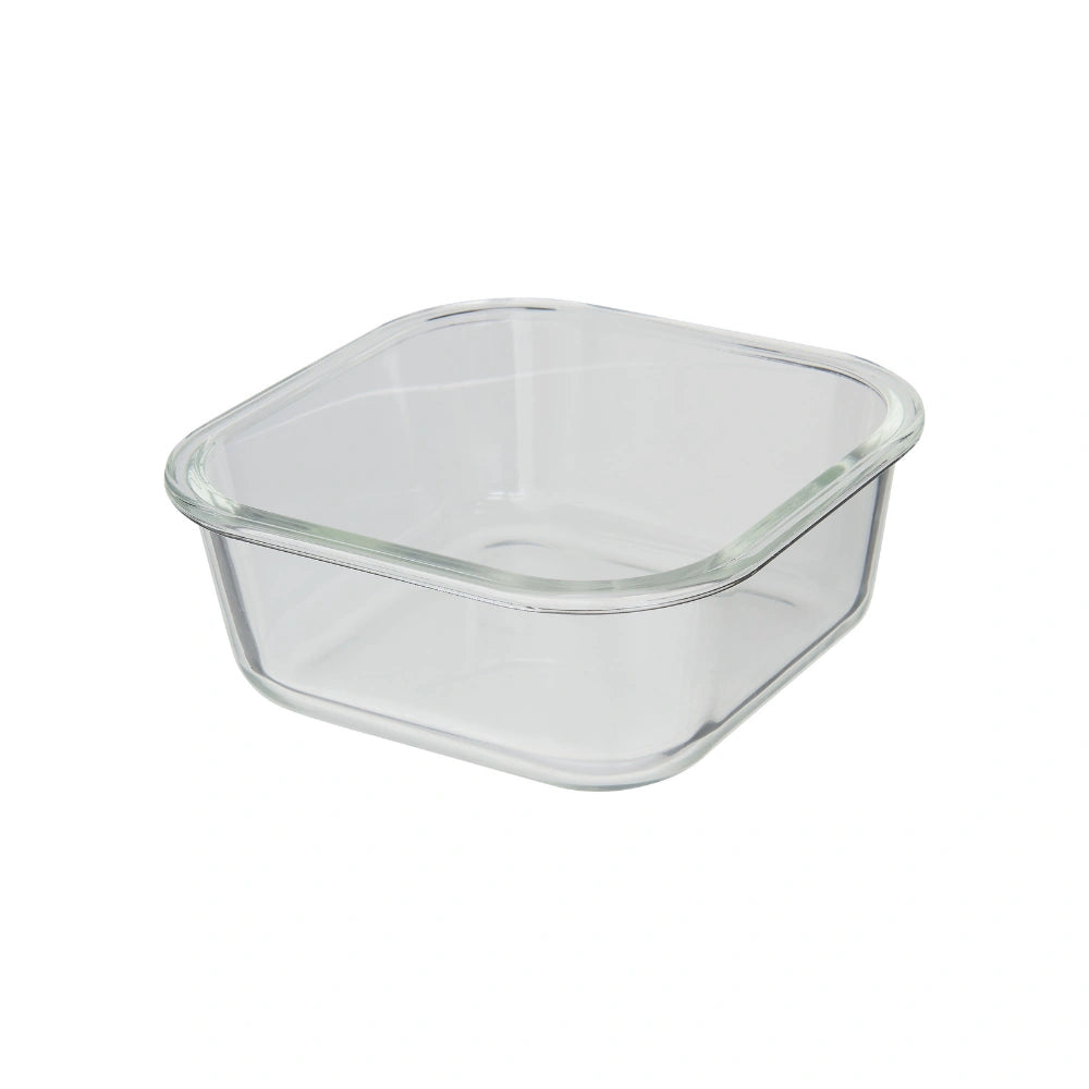 Vierkant vershoudbakje glas 750 ml Five®