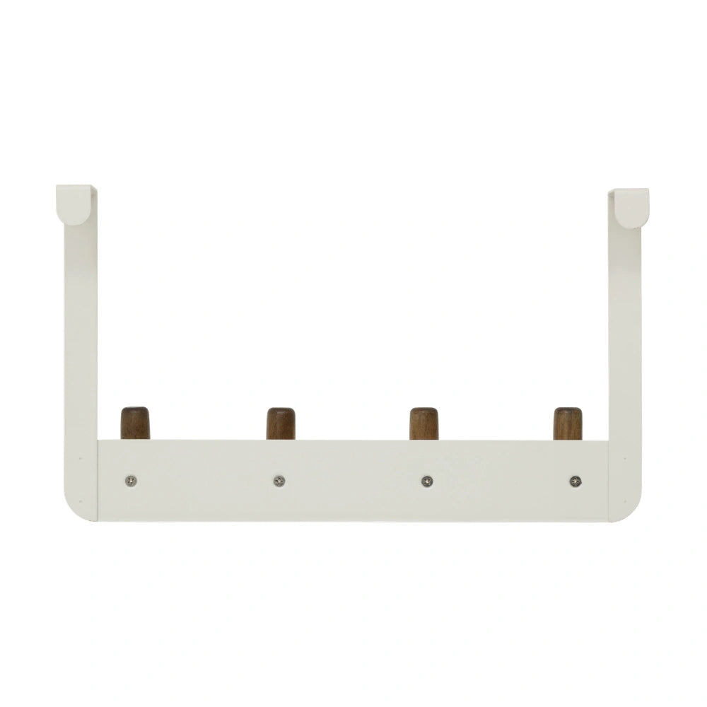 Deurkapstok stompe deur metaal/hout 4 haken Five® Cassie