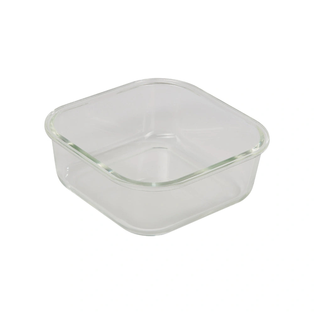 Vierkant vershoudbakje glas 1100 ml Five®
