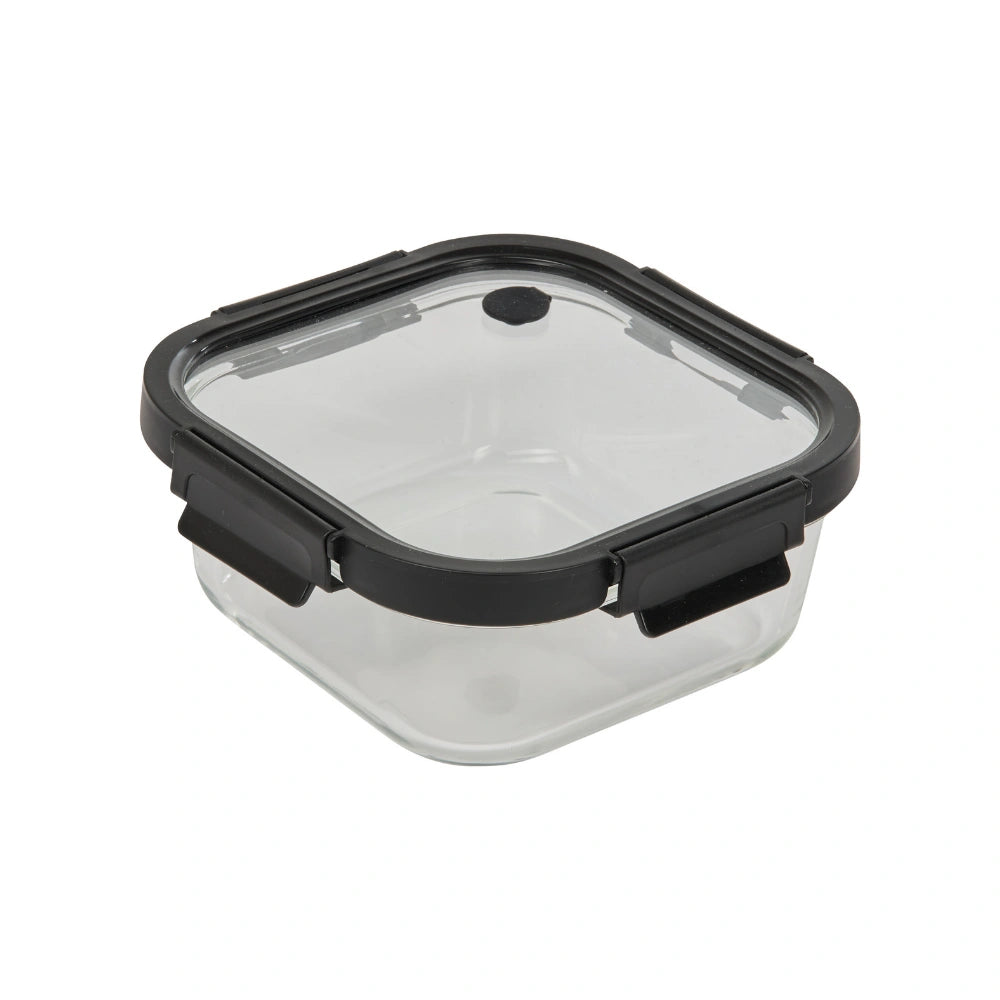 Vierkant vershoudbakje glas 1100 ml Five®