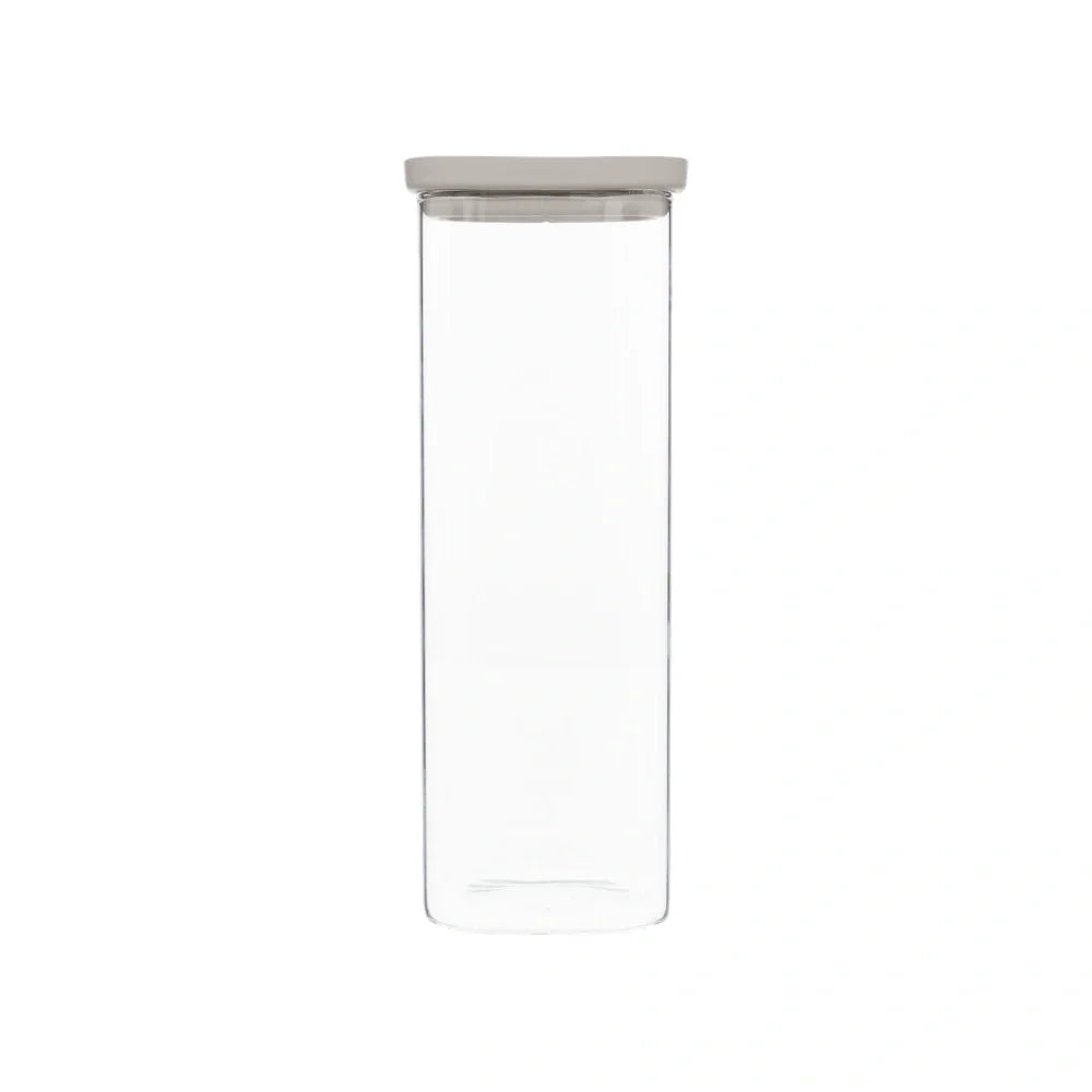 Glazen voorraadpot 2.0 liter vierkant stapelbaar Five®