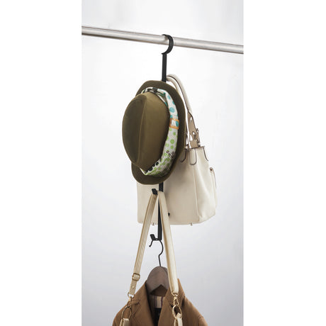 hang organizer kledingkast zwart