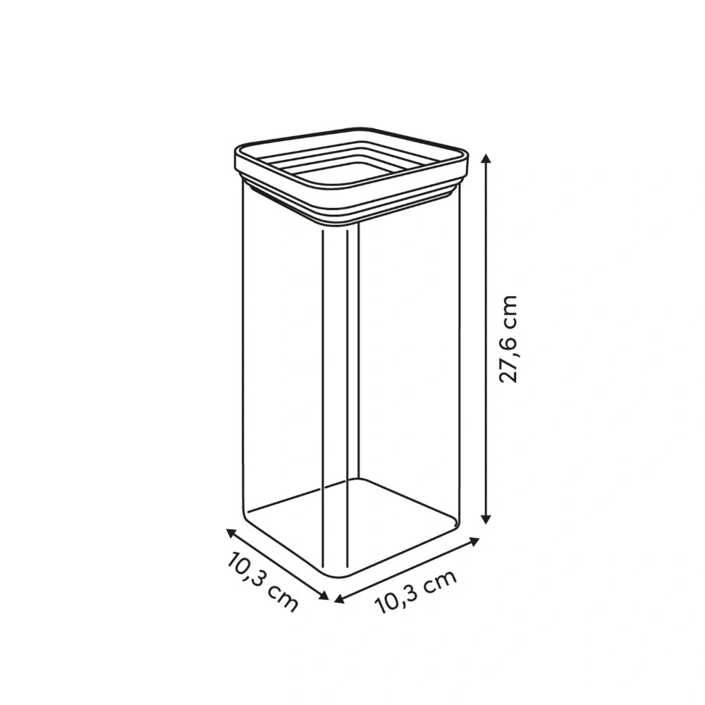 Voorraadpot 2.0 liter luchtdicht en stapelbaar Five®
