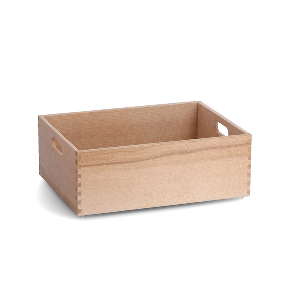 Beuken houten kist large Zeller Present