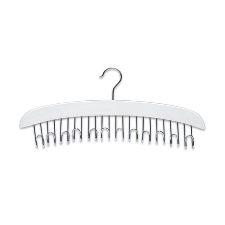 houten riemenhanger wit