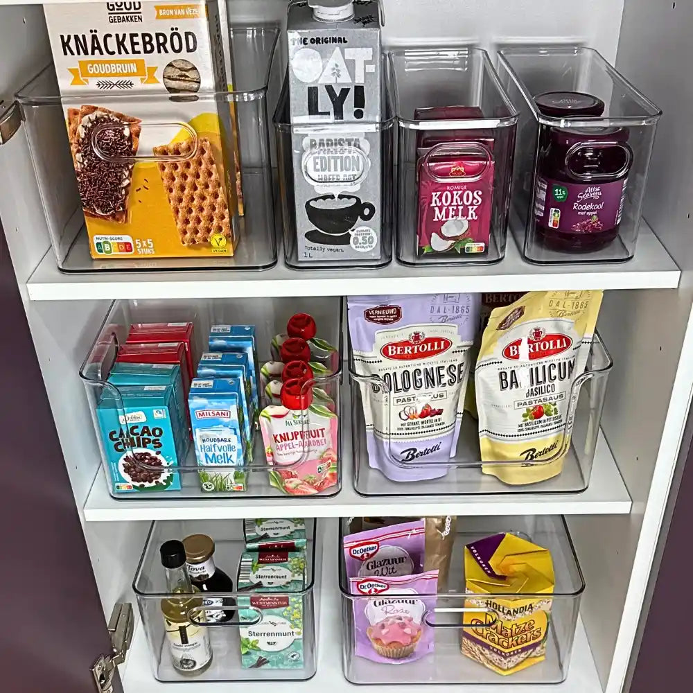 So Clever Transparant Opbergbakje Medium (voordeelbundel) Classic Clear