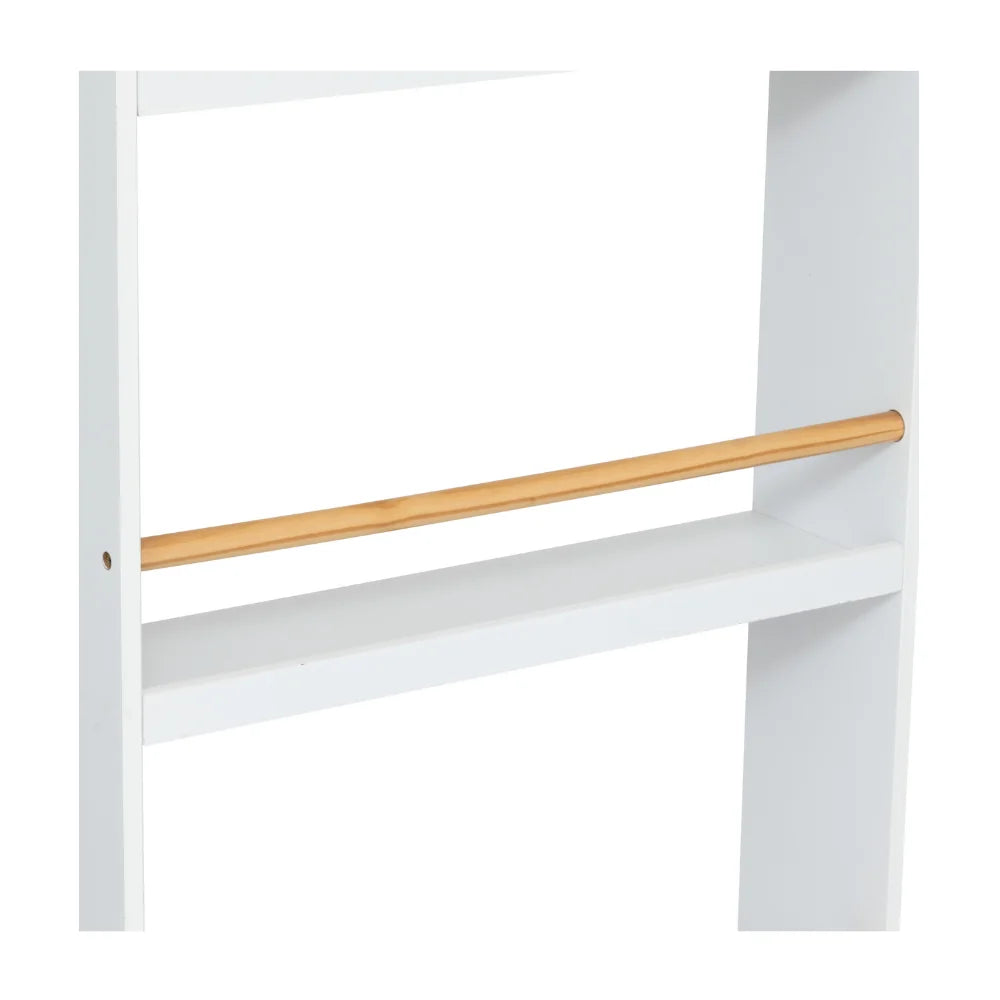 Witte boekenkast kinderkamer 4 etages Atmosphera