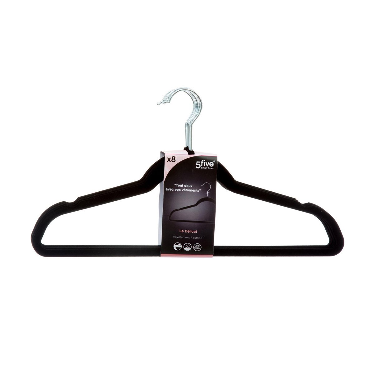 kledinghangers velvet zwart