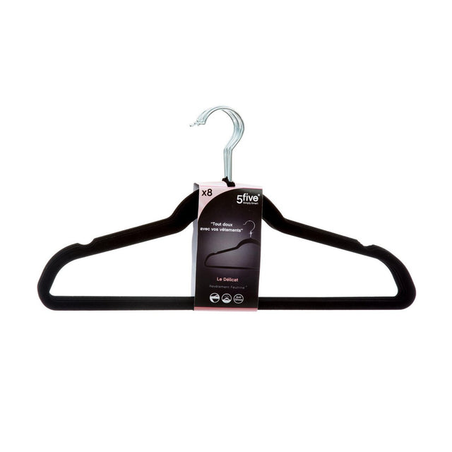 kledinghangers velvet zwart