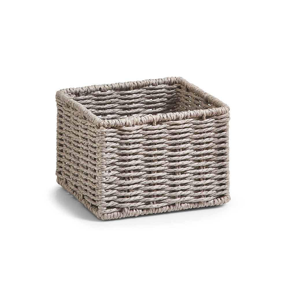 Gevlochten mandjes 2-delige set Zeller