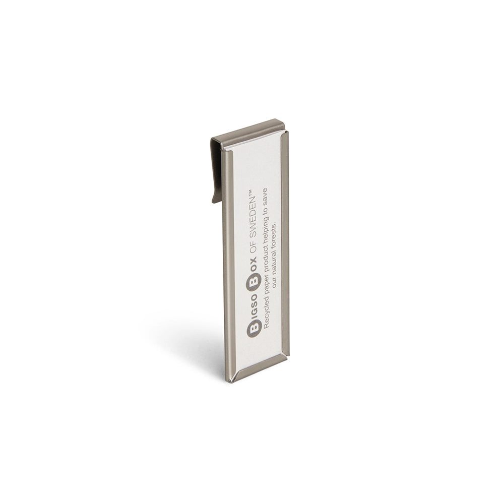 Labelhouder clip-on 4 stuks Bigso Box of Sweden