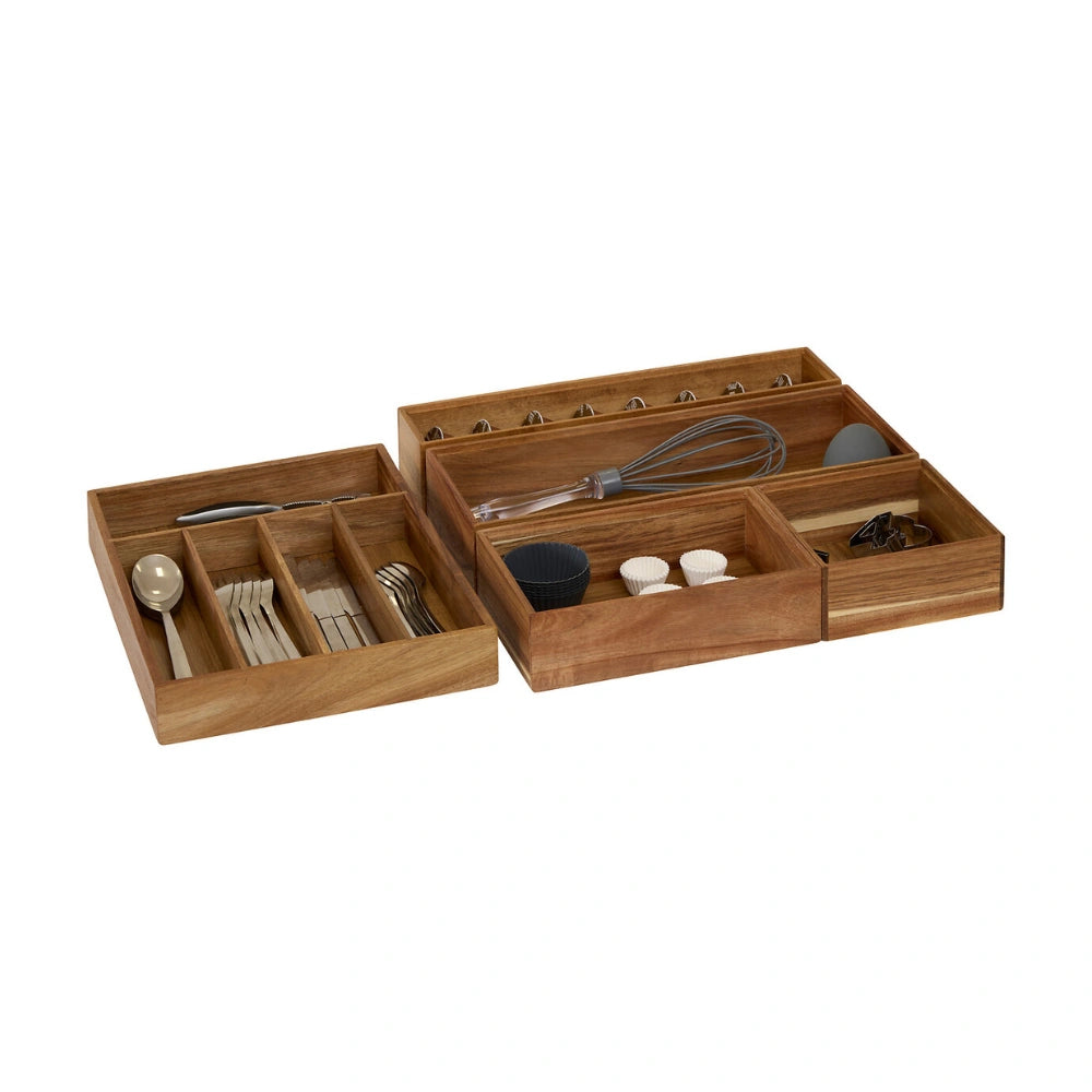 Ladebakjes Acacia hout 7 cm hoog Five®