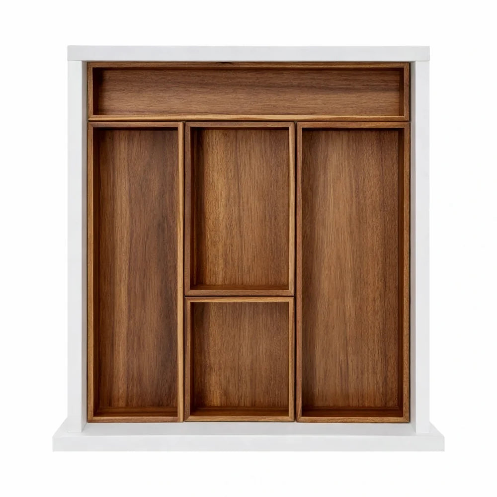 Ladebakjes Acacia hout 7 cm hoog Five®