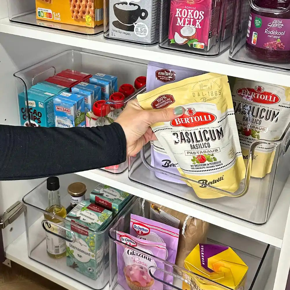 So Clever Transparant Opbergbakje Medium Open Classic Clear