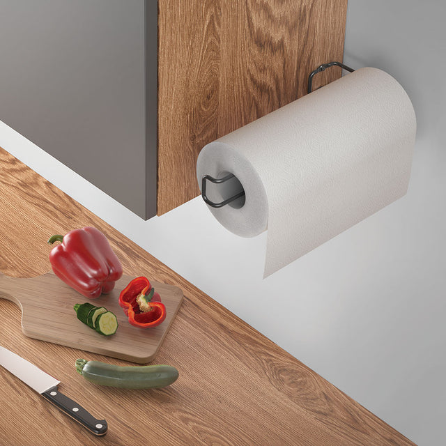 metaltex-keukenrolhouder-zwart