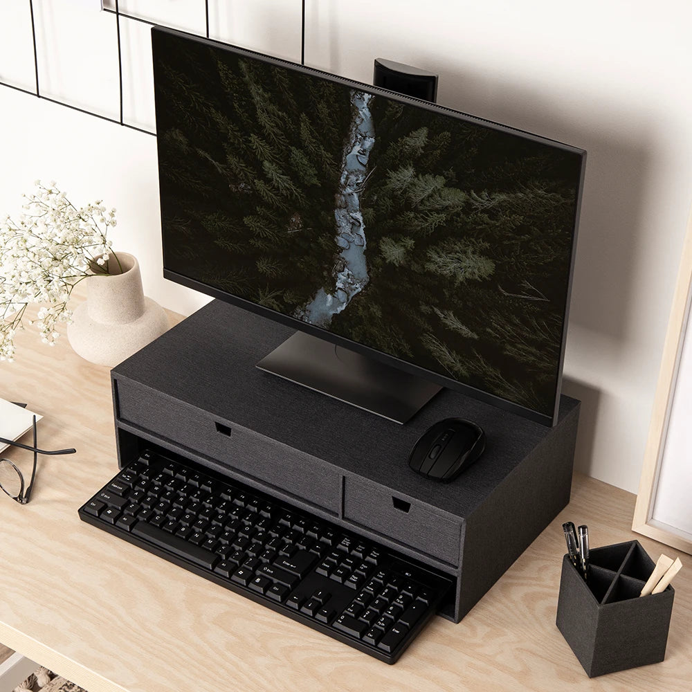 Monitorstandaard met lades Bigso Box of Sweden