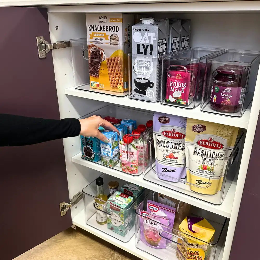 So Clever Transparant Opbergbakje Medium Open Classic Clear