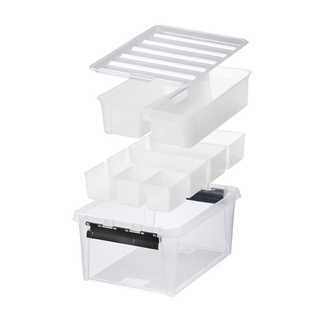 opbergdoos met uitneembare bakjes so clever