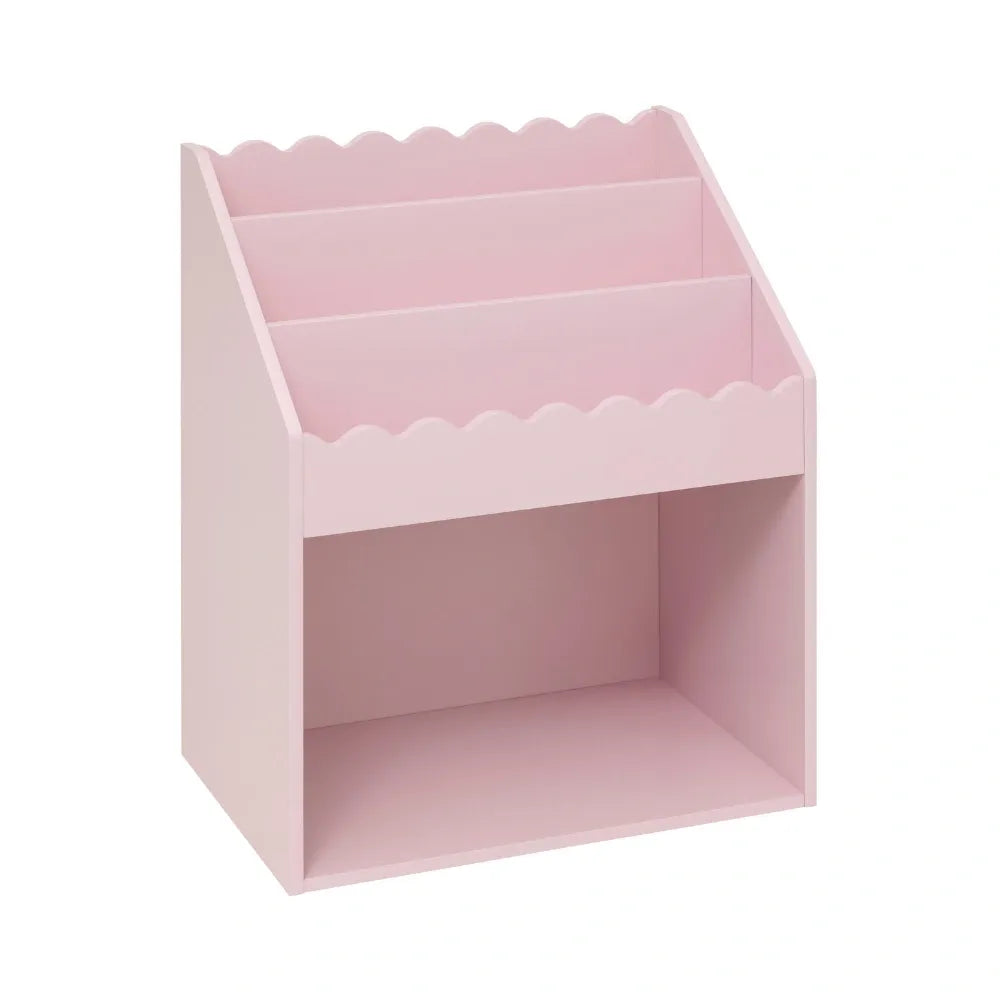 Roze boekenkast met opbergruimte Atmosphera