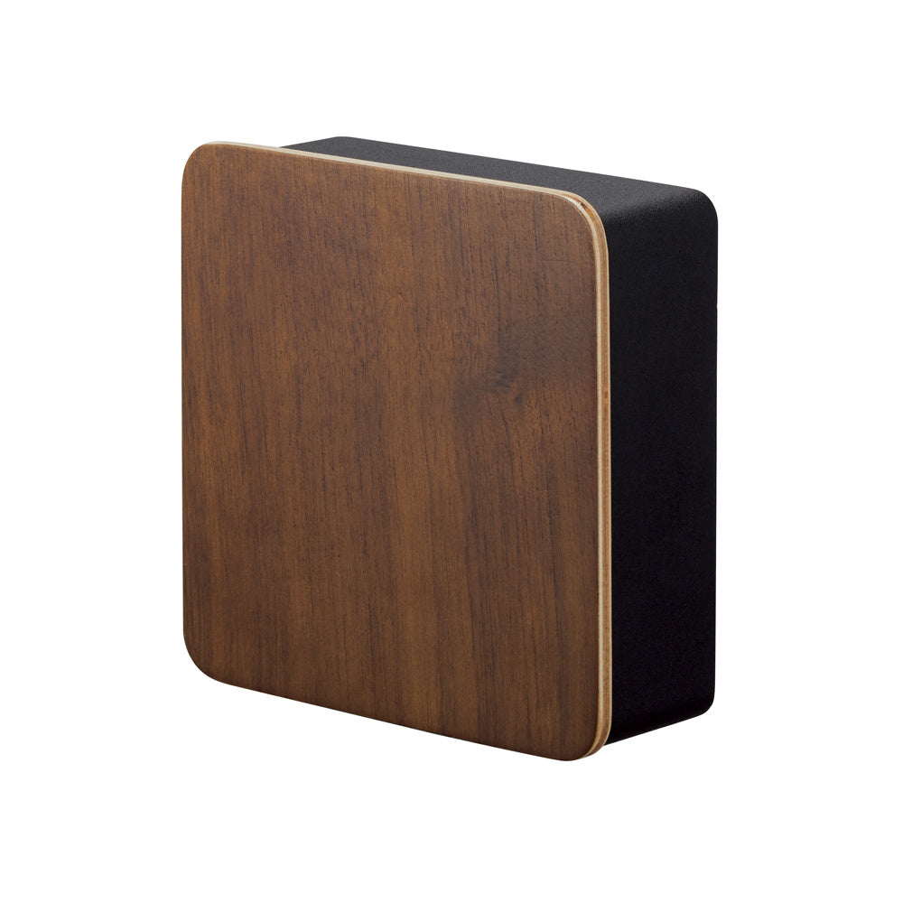 sleutelbox zwart met hout