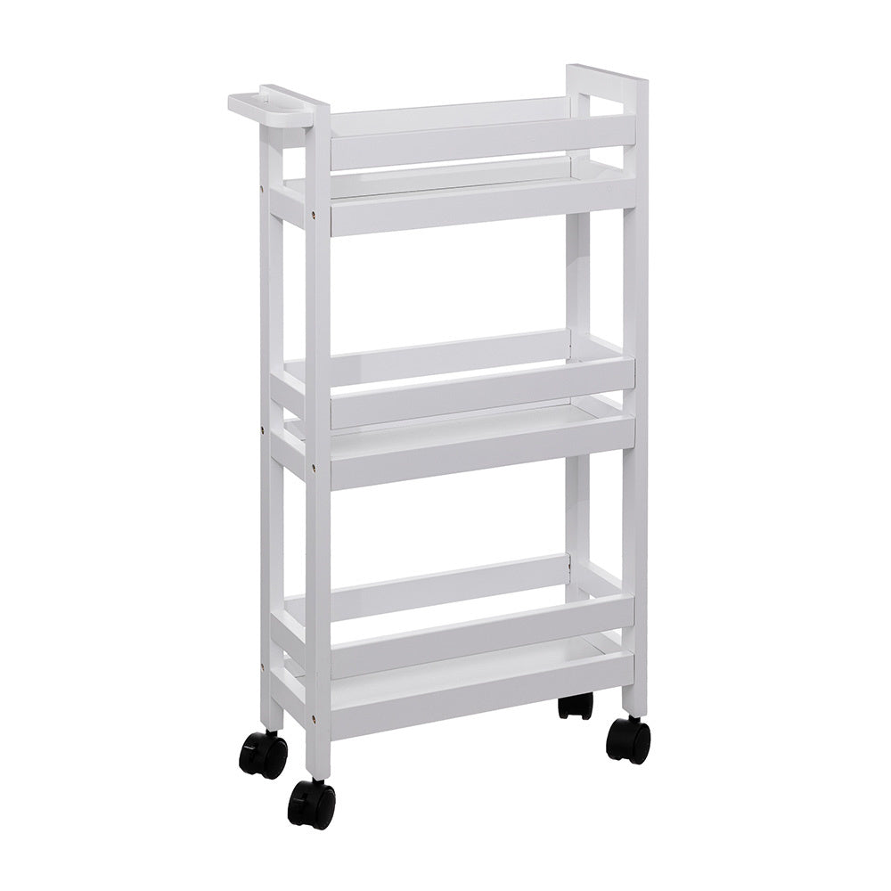 Smalle keukentrolley wit
