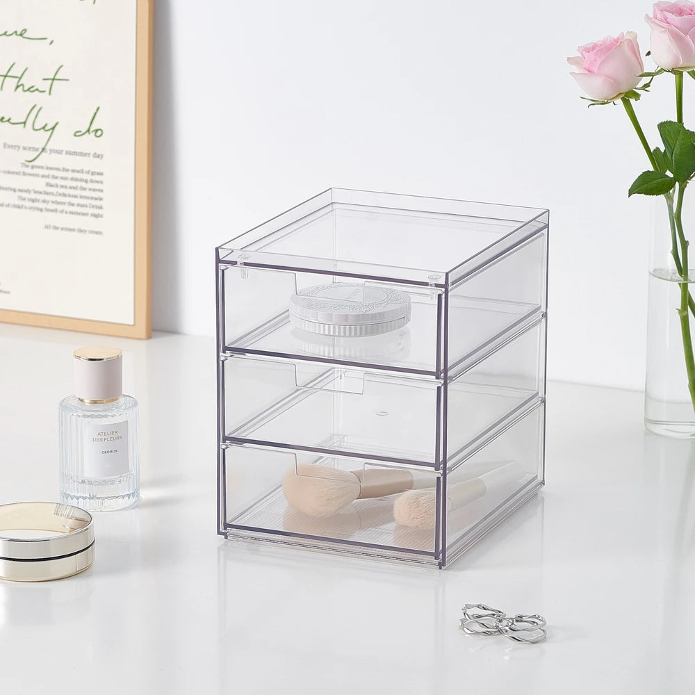 So Clever x Vacane Opbergbakje met 3 Lades 15.2 cm