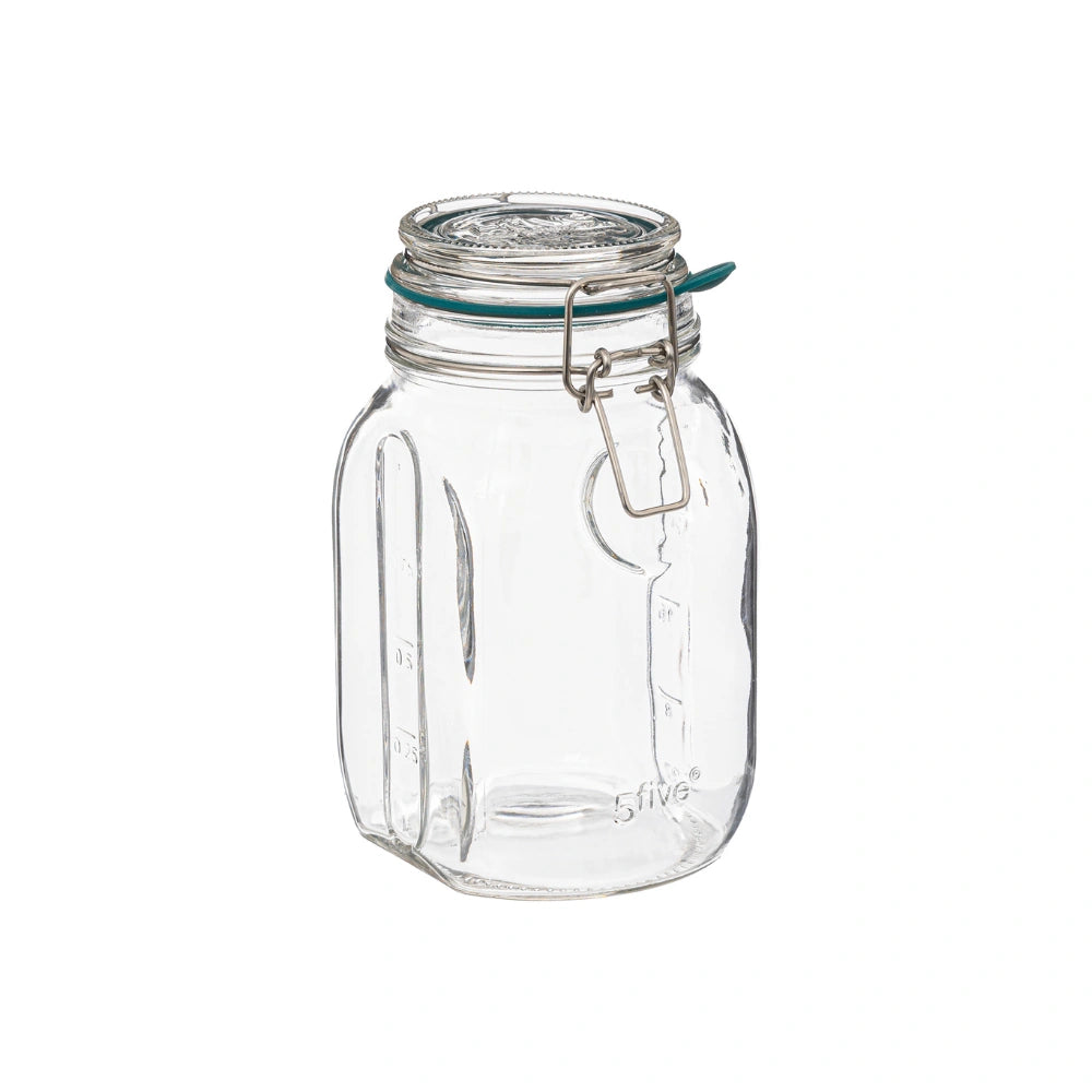 Glazen weckpot 1 liter Five®