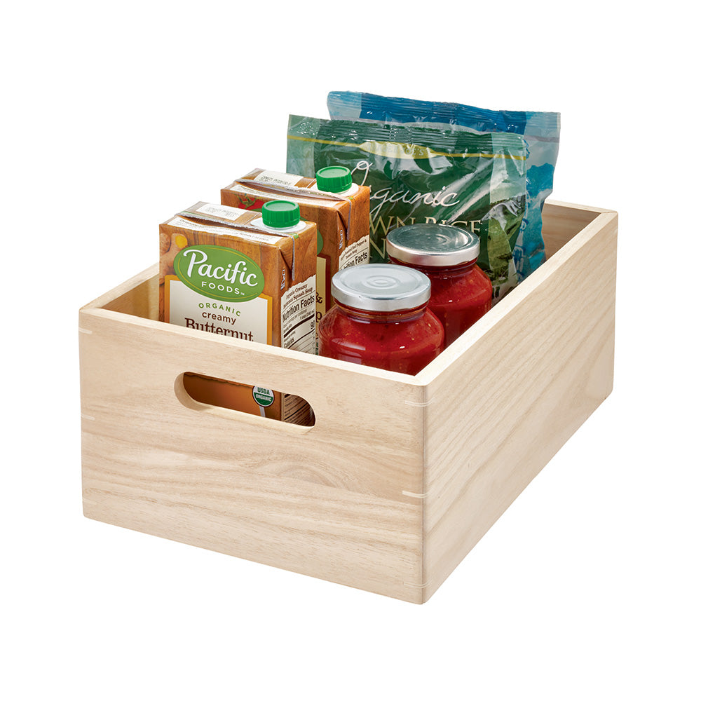 The Home Edit opbergboxen hout - Wooden Collection - Large