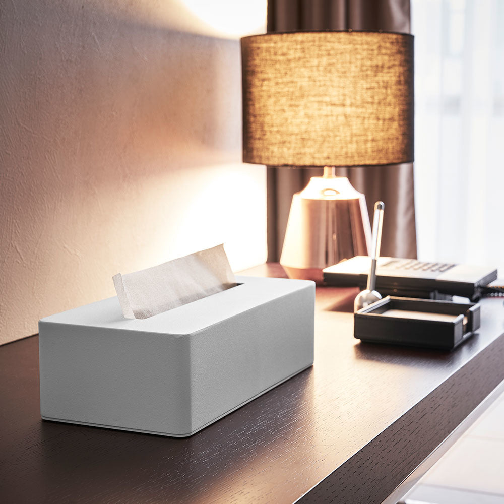 tissue-box-metaal-wit