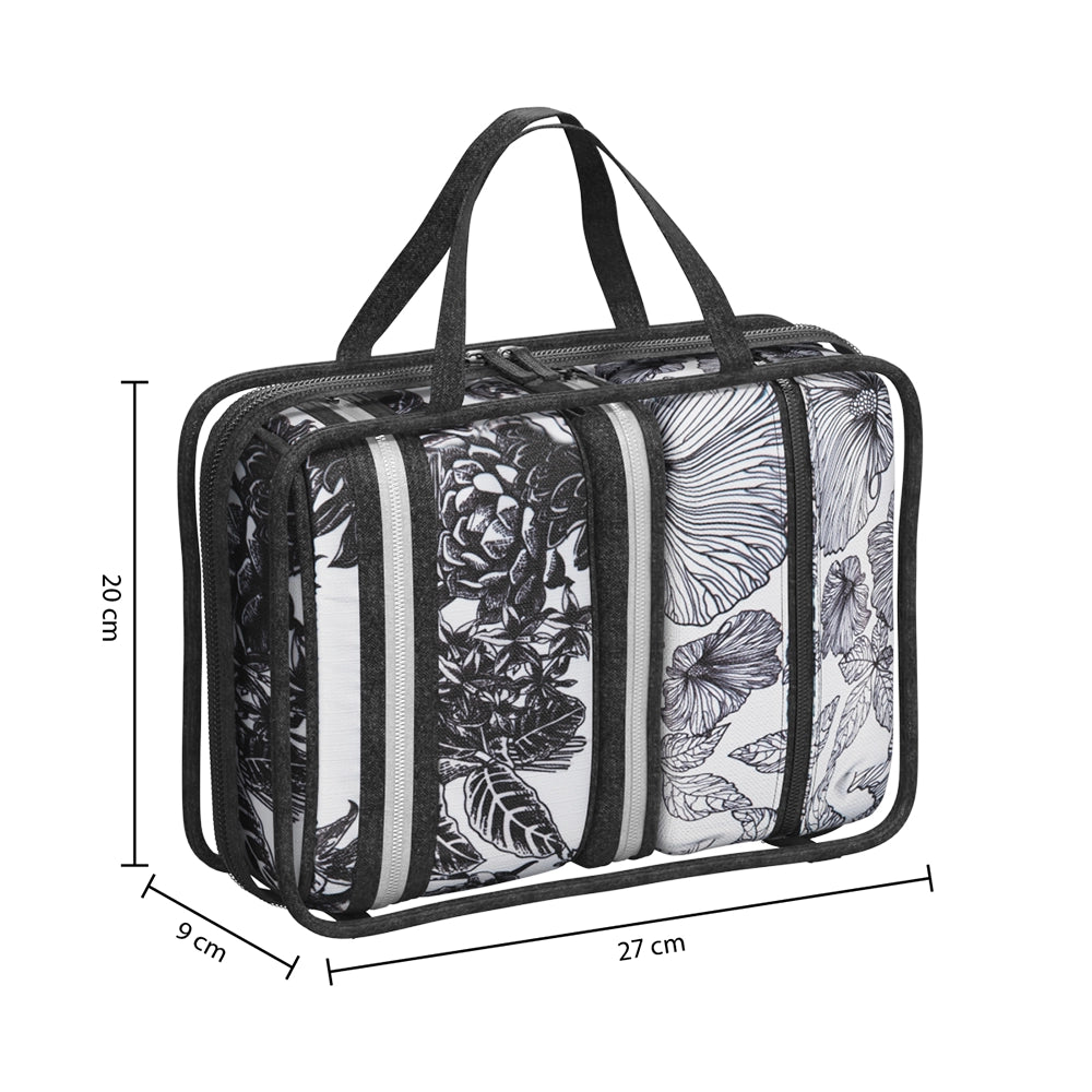 toilettas-bloemetjespatroon