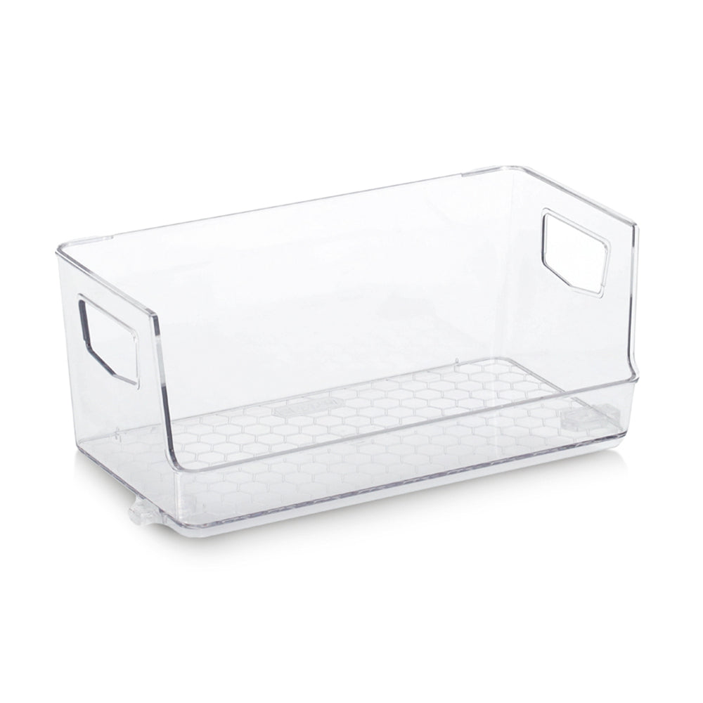 Stapelbaar opbergbakje open voorzijde 2 stuks Zeller Present