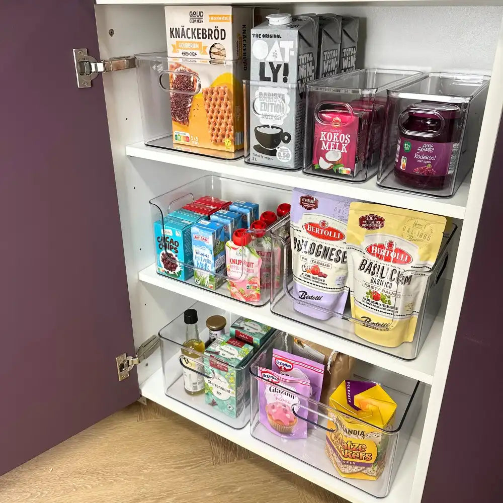 So Clever Transparant Opbergbakje Medium Open Classic Clear