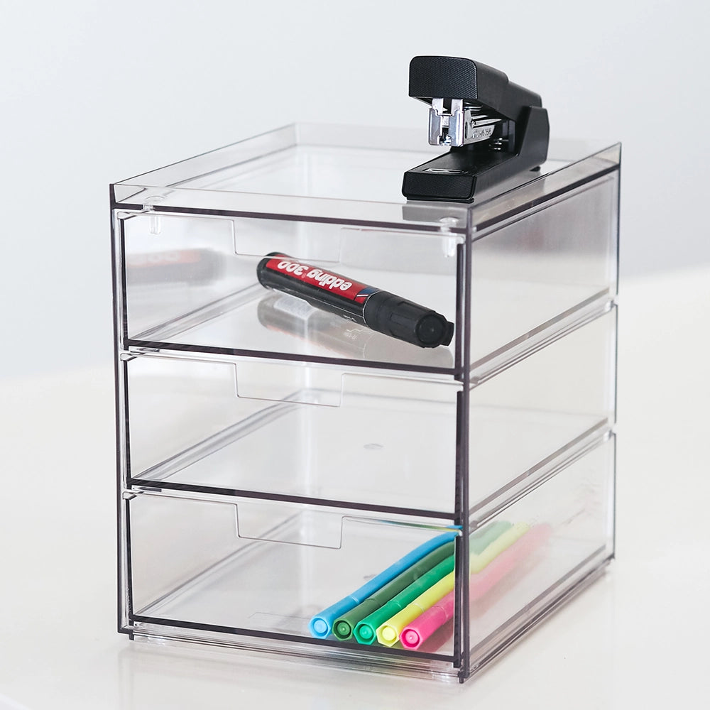 So Clever x Vacane Opbergbakje met 3 Lades 15.2 cm