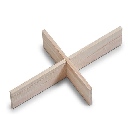 vakindeling houten opbergkist