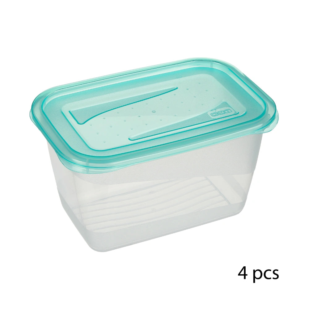 Diepvries vershoudbakjes 750 ml 4 stuks Five®