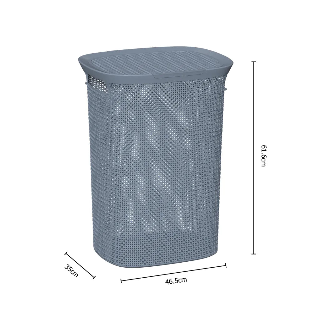 Kunststof wasmand met deksel 57 liter Five®