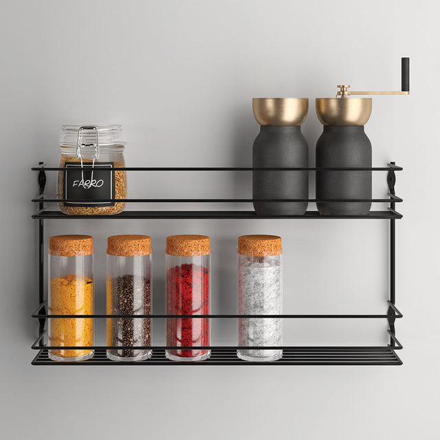 zwart-kruidenrek-wand-metaltex