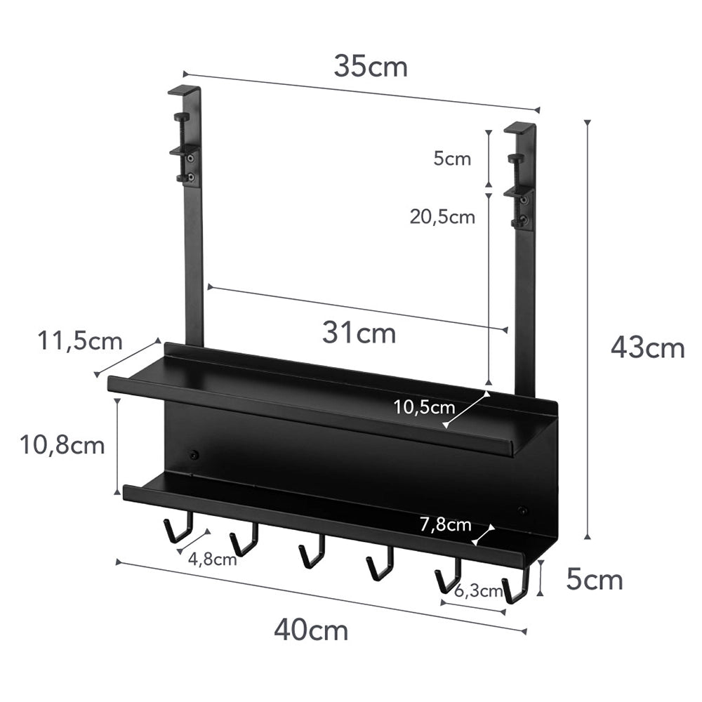 zwarte-kabel-organizer-bureau-yamazaki