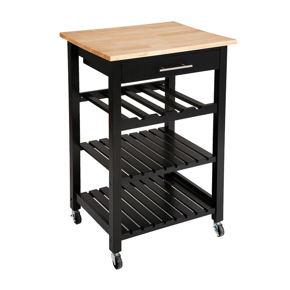 Zwarte-keukentrolley-five